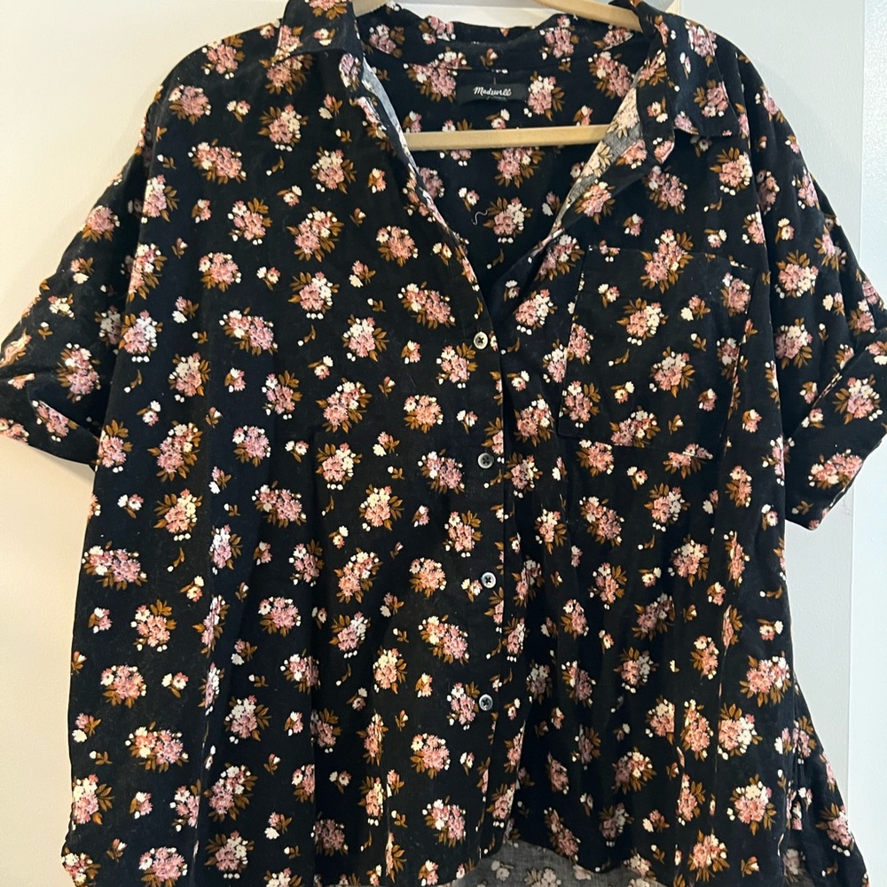 Collared Madewell corduroy button up